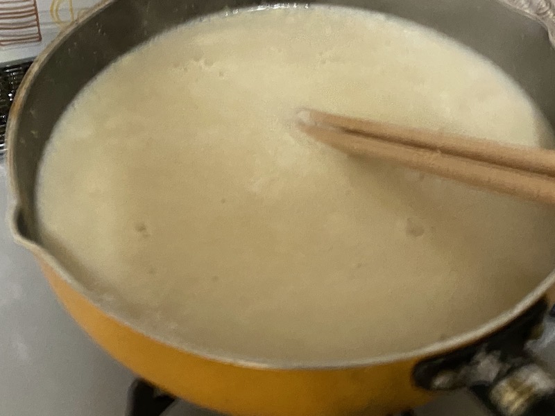 坦々麺のスープ