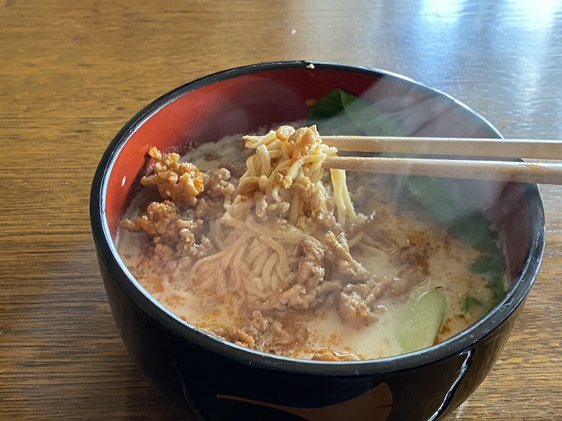 ソイドル坦々麺レシピ完成